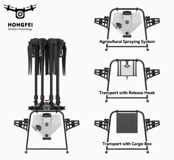 100L Agriculture Drone Spray Fumigation Machine for Sale 8-Axis Uav Drone Agricultural Spraying Frame Drone