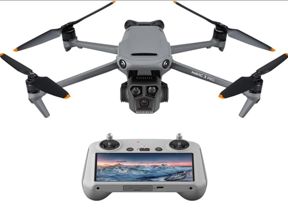 DJI Mavic 3 Pro Camera Drone with RC Remote – Professional Aerial Powerhouse